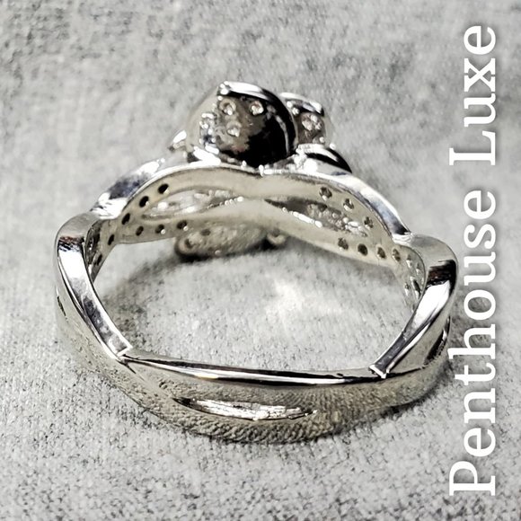 🔥CLEARANCE! Gorgeous 3D Sparkling Flower Ring - Picture 3 of 6